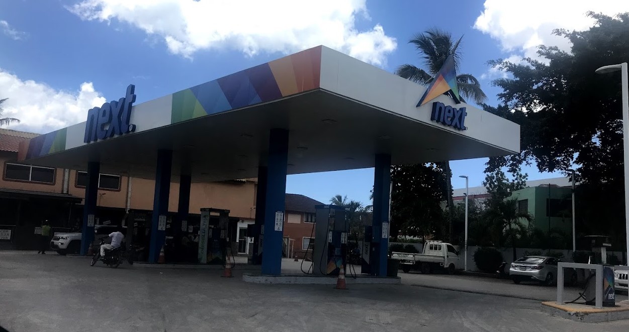 Next: estación de servicio